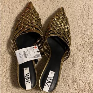 Zara Kitten Heel Mules